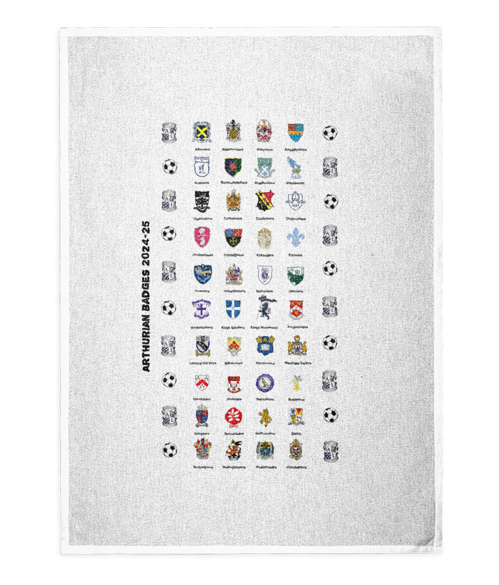 Arthurian Badges Tea Towel 1