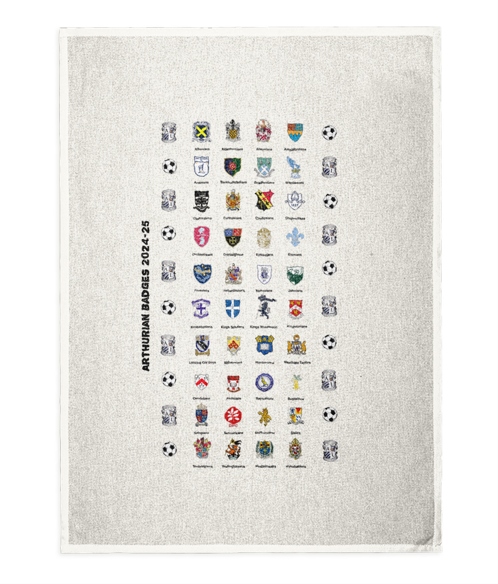 Arthurian Badges Tea Towel 1